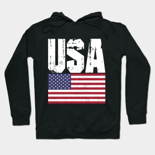 Independence Day, USA Flag Hoodie